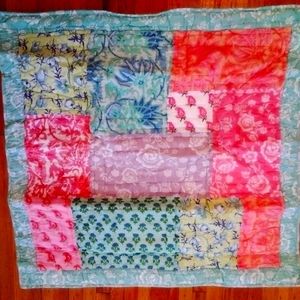 Pottery Barn Teen Blockprint Patchwork Sham - Euro